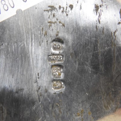 Lot 8 - A George III silver tea caddy, of oval shape...