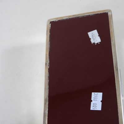 Lot 1 - A silver table cigarette box, with...