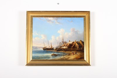 Lot 19 - Continental School, 19th century, coastal...