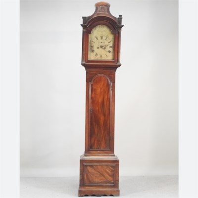 Lot 107 - A George III mahogany cased longcase clock,...