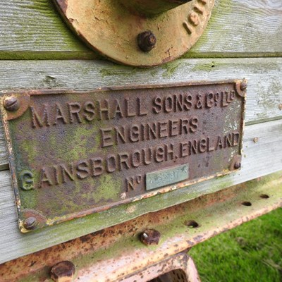 Lot 545 - Plus VAT - A Marshall and Son vintage threshing Drum
