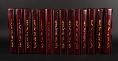 Lot 447 - A large collection of first day covers, housed...