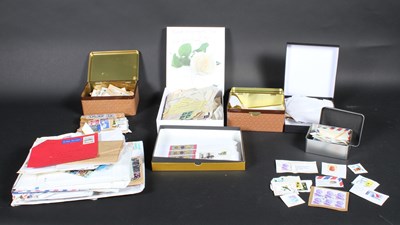 Lot 719 - A collection of used stamps, on pieces and...