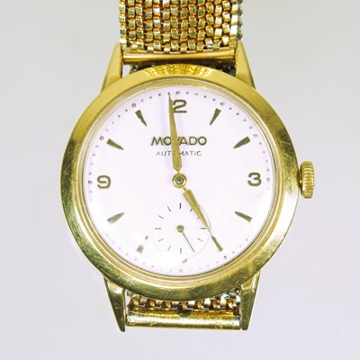 Lot 9 - A mid 20th century Movado 18 carat gold...