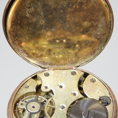 Lot 2 - A 19th century 9 carat gold cased open faced...