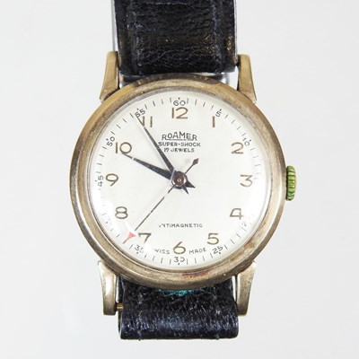 Lot 52 - An early 20th century Roamer 9 carat gold...