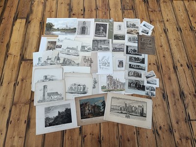 Lot 518 - A collection of antique prints, mostly...