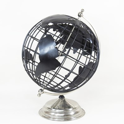 Lot 118 - A metal globe, on stand, 57cm high