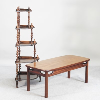 Lot 561 - A G Plan style coffee table, 112cm wide,...