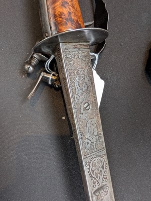 Lot 1 - An early 18th century German combined hunting...