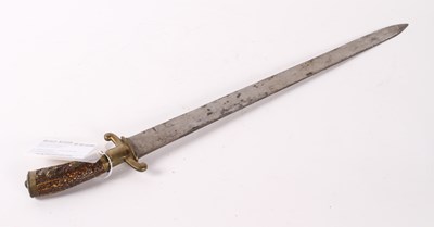 Lot 201 - A German hunting sword, probably 19th century,...