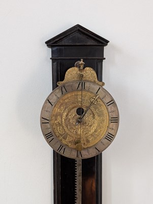 Lot 5 - A fine brass rack or gravity clock, 18th...