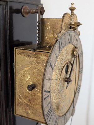 Lot 5 - A fine brass rack or gravity clock, 18th...