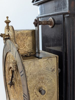Lot 5 - A fine brass rack or gravity clock, 18th...