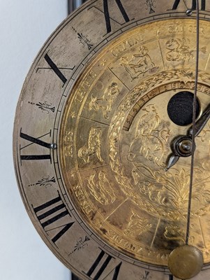 Lot 5 - A fine brass rack or gravity clock, 18th...