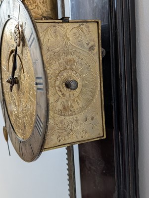 Lot 5 - A fine brass rack or gravity clock, 18th...