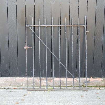 Lot 277 - A wrought iron garden gate