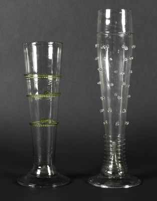 Lot 30 - A 17th century German pass glass, having...