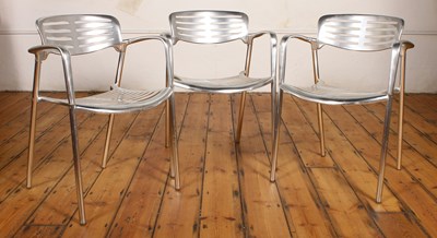 Lot 166 - A set of three Spanish stackable Toledo...