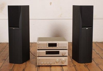 Lot 287 - A Sony stereo system, comprising a SA5ES tuner,...