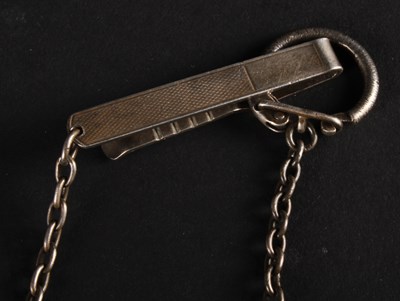 Lot 140 - A silver money clip, hallmarked for Birmingham...