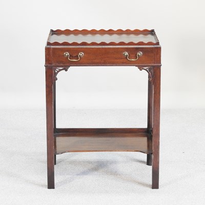 Lot 553 - An early 20th century tray top side table, of...