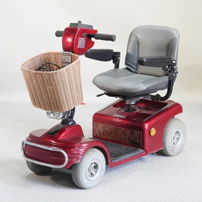Lot 108 - A red Shoprider Sovereign mobility scooter,...