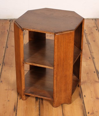 Lot 288 - A Heals style Art Deco oak octagonal...