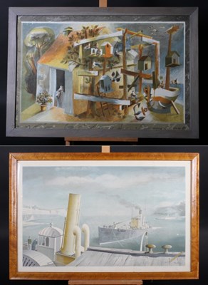 Lot 705 - Hans Tisdall, 1910-1997, Fisherman's Hut,...