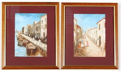 Lot 517 - Continental school, view of Algiers, together...