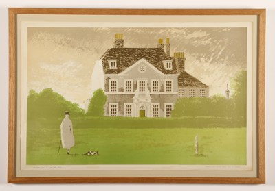 Lot 60 - Lynton Lamb, 'The Country House', lithograph...