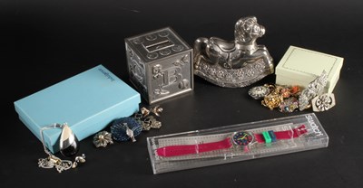 Lot 144 - A Swatch wristwatch, boxed, together with...