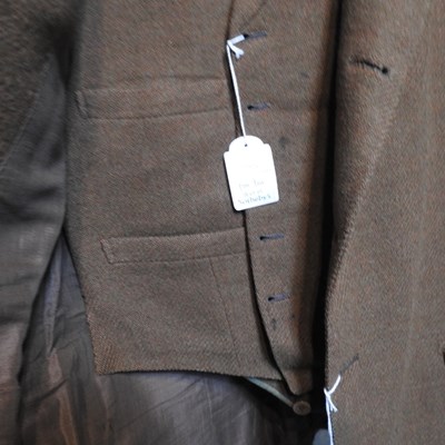 Lot 152 - A 1920's brown tweed three piece suit