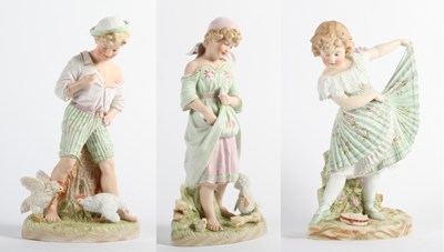 Lot 318 - Three early 20th century Gebruder Weubach...