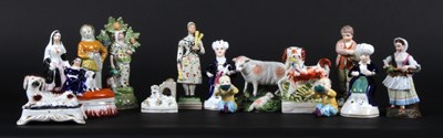 Lot 290 - An early 19th century Staffordshire pearlware...