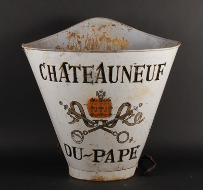 Lot 315 - A painted metal grape hopper