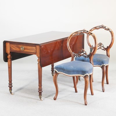 Lot 399 - A 19th century mahogany pembroke table,...