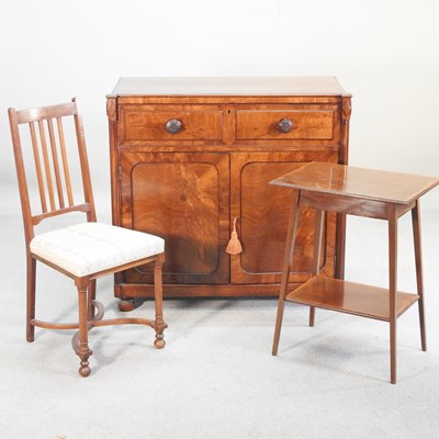 Lot 353 - A Regency mahogany secretaire cabinet,...