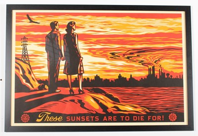 Lot 72 - Shepard Fairey (American, b.1970), To die for,...