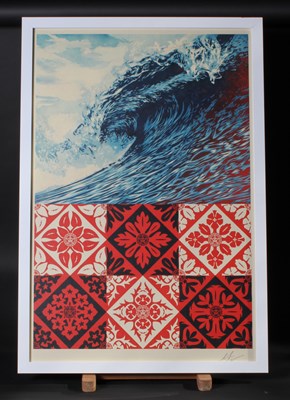 Lot 356 - Shepard Fairey (American, b.1970), Waves,...
