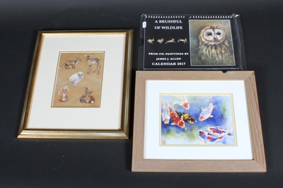 Lot 611 - James Allen, a signed oil painting for his...
