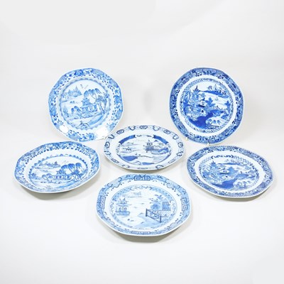 Lot 41 - A collection of six 18th century Chinese...