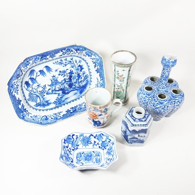 Lot 77 - A 19th century Chinese porcelain famille verte...