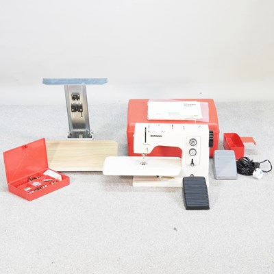 Lot 380 - A Record electric 830 Bernina sewing machine,...