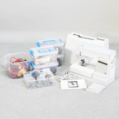 Lot 366 - A Pfaff Creative 1475 CD electric sewing...