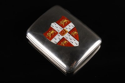 Lot 20 - An Edwardian silver and enamel decorated...