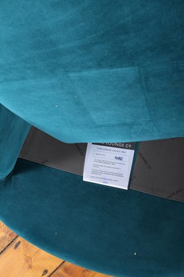 Lot 75 - A pair of modern The Lounge Co blue...