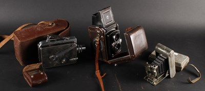 Lot 345 - A Yashica Mat Copal MXV TLR film camera, in...