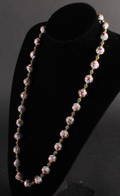 Lot 133 - A Murano glass bead necklace