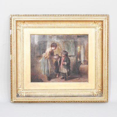 Lot 298 - Edwin S. Grigg, 19th century, Feeding Time,...